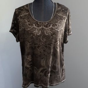 Dressbarn Embellished Tee Shirt